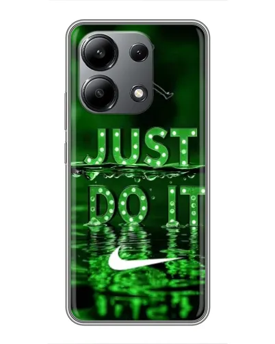 Чохол для Xiaomi Redmi Note 13 (4G) з картинкою «Зелений неоновий Nike»