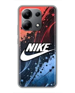 Чохол для Xiaomi Redmi Note 13 (4G) з картинкою «Градієнтний принт Найк»