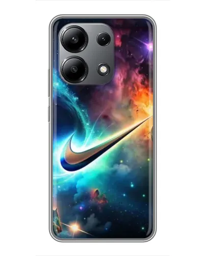 Чохол для Xiaomi Redmi Note 13 (4G) з картинкою «Космічний Nike Swoosh»