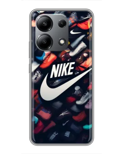 Чохол для Xiaomi Redmi Note 13 (4G) з картинкою «Колекція кросівок Nike»
