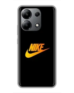 Чохол для Xiaomi Redmi Note 13 (4G) з картинкою «Золотий логотип Nike»