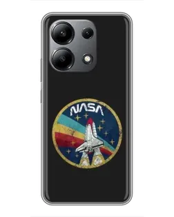 Чохол для Xiaomi Redmi Note 13 (4G) з картинкою «NASA — емблема місії»