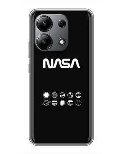 Чохол для Xiaomi Redmi Note 13 (4G) з картинкою «NASA — технічний принт» Чохол для Xiaomi Redmi Note 13 (4G) з картинкою «NASA — технічний принт»