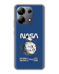 Чохол для Xiaomi Redmi Note 13 (4G) з картинкою «NASA — місячна місія» Чохол для Xiaomi Redmi Note 13 (4G) з картинкою «NASA — місячна місія»