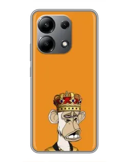 Чохол для Xiaomi Redmi Note 13 (4G) з картинкою «Золота мавпа Bored Ape»