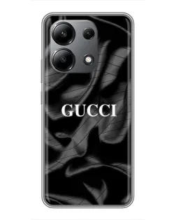 Чохол для Xiaomi Redmi Note 13 (4G) з картинкою «Gucci — шовкові хвилі»
