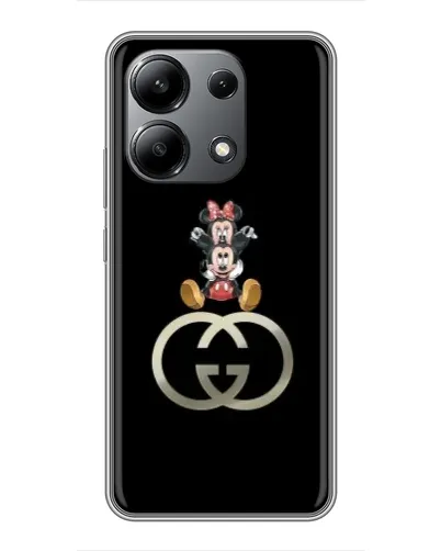 Чохол для Xiaomi Redmi Note 13 (4G) з картинкою «Мінні Маус на лого»
