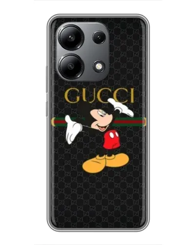 Чохол для Xiaomi Redmi Note 13 (4G) з картинкою «Міккі Маус Gucci»