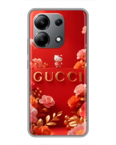 Чохол для Xiaomi Redmi Note 13 (4G) з картинкою «Gucci — золотий сад»