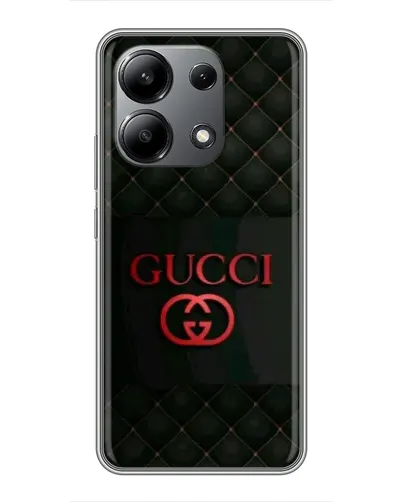 Чохол для Xiaomi Redmi Note 13 (4G) з картинкою «Gucci — стьобаний чорний»