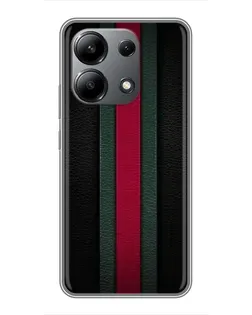 Чохол для Xiaomi Redmi Note 13 (4G) з картинкою «Gucci — неонова лінія»