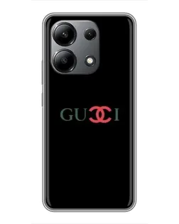 Чохол для Xiaomi Redmi Note 13 (4G) з картинкою «Gucci — червоний градієнт»