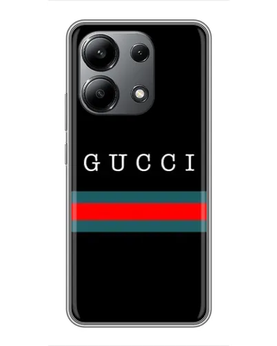 Чохол для Xiaomi Redmi Note 13 (4G) з картинкою «Gucci — червоний пояс»