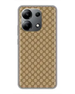Чохол для Xiaomi Redmi Note 13 (4G) з картинкою «Gucci — класичний беж»