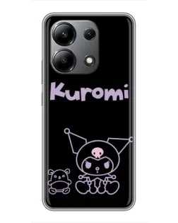 Чохол для Xiaomi Redmi Note 13 (4G) з картинкою «Kuromi — чорний мінімалізм» Чохол для Xiaomi Redmi Note 13 (4G) з картинкою «Kuromi — чорний мінімалізм»