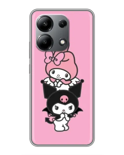 Чохол для Xiaomi Redmi Note 13 (4G) з картинкою «My Melody та Kuromi»