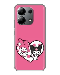 Чохол для Xiaomi Redmi Note 13 (4G) з картинкою «Kuromi та My Melody» Чохол для Xiaomi Redmi Note 13 (4G) з картинкою «Kuromi та My Melody»