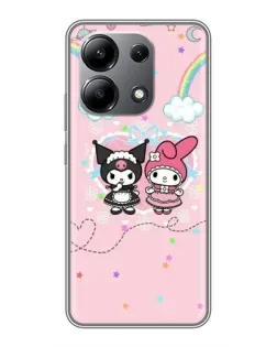 Чохол для Xiaomi Redmi Note 13 (4G) з картинкою «My Melody та Kuromi» Чохол для Xiaomi Redmi Note 13 (4G) з картинкою «My Melody та Kuromi»