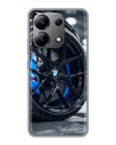 Чохол для Xiaomi Redmi Note 13 (4G) з картинкою «Колесо BMW зблизька»