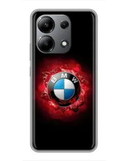 Чохол для Xiaomi Redmi Note 13 (4G) з картинкою «Логотип BMW — спалах»