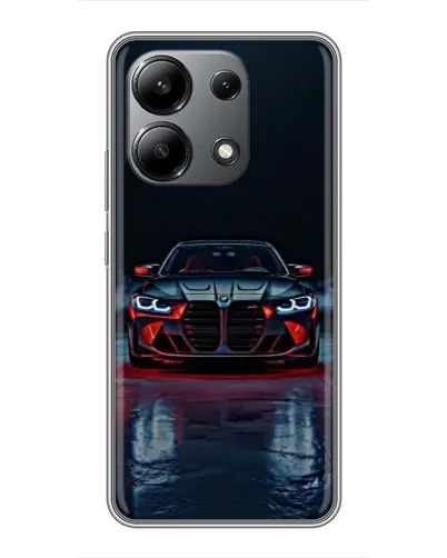 Чохол для Xiaomi Redmi Note 13 (4G) з картинкою «BMW на мокрій дорозі»