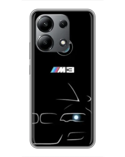 Чохол для Xiaomi Redmi Note 13 (4G) з картинкою «Мінімалістичний принт BMW M3»