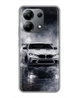 Чохол для Xiaomi Redmi Note 13 (4G) з картинкою «BMW крізь туман»