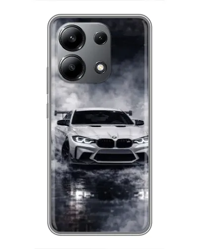 Чохол для Xiaomi Redmi Note 13 (4G) з картинкою «BMW крізь туман»