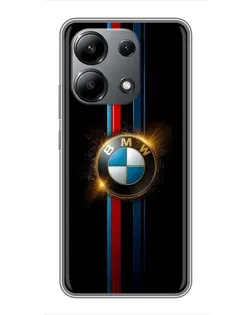 Чохол для Xiaomi Redmi Note 13 (4G) з картинкою «BMW M-Power неон»