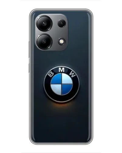Чохол для Xiaomi Redmi Note 13 (4G) з картинкою «Логотип BMW — мінімалізм»