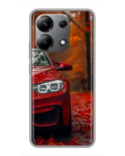 Чохол для Xiaomi Redmi Note 13 (4G) з картинкою «Осіння BMW M4»