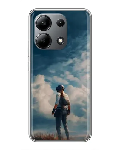 Чохол для Xiaomi Redmi Note 13 (4G) з картинкою «Герой PUBG на скелі» Чохол для Xiaomi Redmi Note 13 (4G) з картинкою «Герой PUBG на скелі»