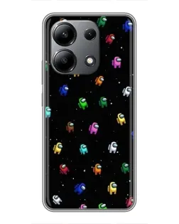 Чохол для Xiaomi Redmi Note 13 (4G) з картинкою «Екіпаж Among Us»