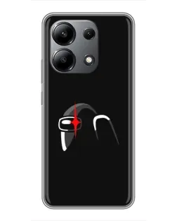 Чохол для Xiaomi Redmi Note 13 (4G) з картинкою «Among Us шолом»