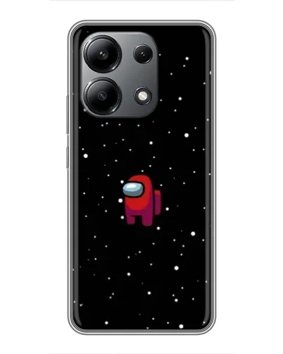 Чохол для Xiaomi Redmi Note 13 (4G) з картинкою «Червоний Among Us»