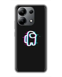 Чохол для Xiaomi Redmi Note 13 (4G) з картинкою «Among Us неон»