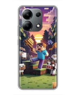 Чохол для Xiaomi Redmi Note 13 (4G) з картинкою «Стів на фермі»