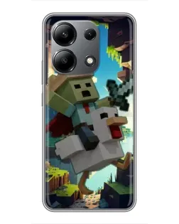 Чохол для Xiaomi Redmi Note 13 (4G) з картинкою «Стів та гусь»