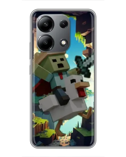 Чохол для Xiaomi Redmi Note 13 (4G) з картинкою «Стів та гусь»