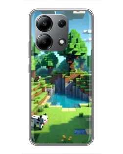 Чохол для Xiaomi Redmi Note 13 (4G) з картинкою «Minecraft літній день»