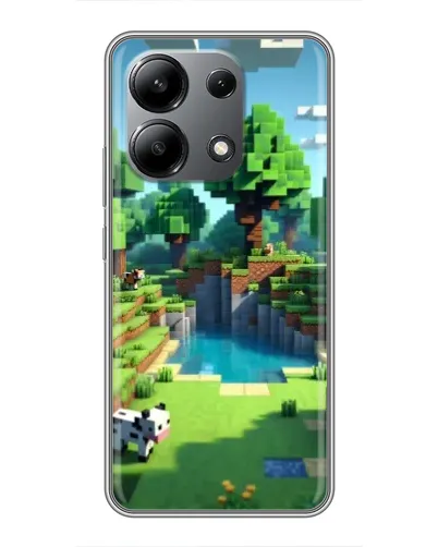 Чохол для Xiaomi Redmi Note 13 (4G) з картинкою «Minecraft літній день»