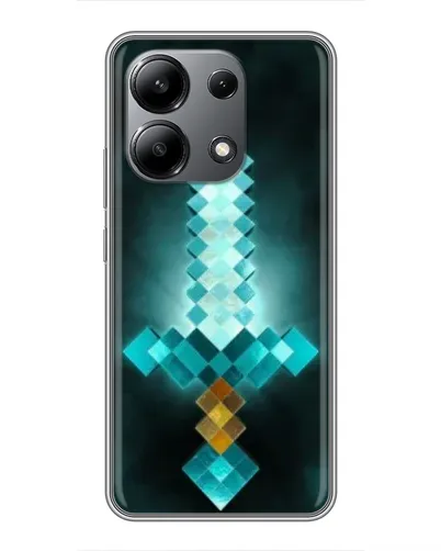 Чохол для Xiaomi Redmi Note 13 (4G) з картинкою «Алмазний меч неон»