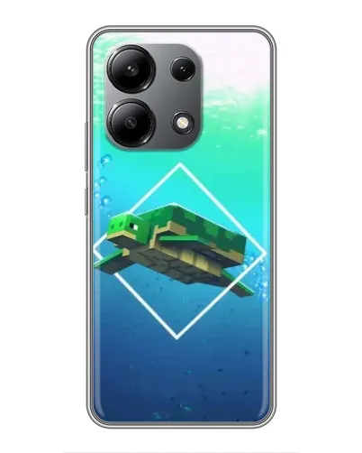 Чехол для Xiaomi Redmi Note 13 (4G) с картинкой «Черепаха Minecraft» Чехол для Xiaomi Redmi Note 13 (4G) с картинкой «Черепаха Minecraft»