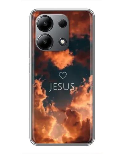 Чохол для Xiaomi Redmi Note 13 (4G) з картинкою «Сяйво Імені Jesus»