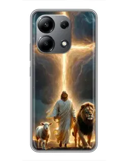 Чохол для Xiaomi Redmi Note 13 (4G) з картинкою «Лев Юди та Світло»