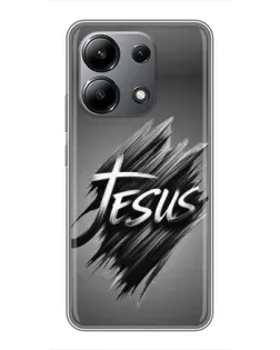 Чохол для Xiaomi Redmi Note 13 (4G) з картинкою «Напис Jesus Graffiti»
