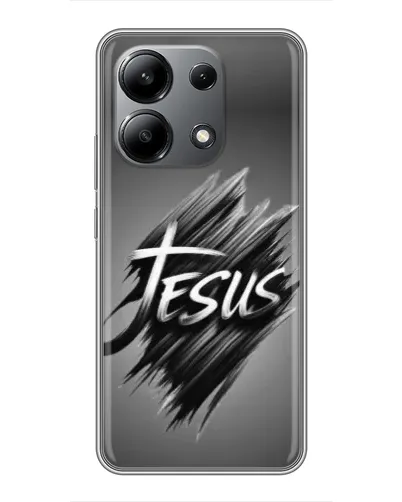 Чохол для Xiaomi Redmi Note 13 (4G) з картинкою «Напис Jesus Graffiti»