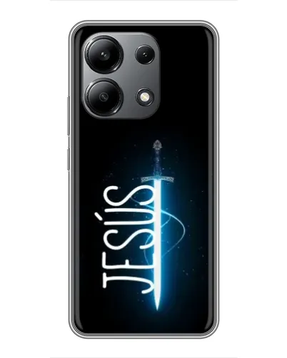 Чохол для Xiaomi Redmi Note 13 (4G) з картинкою «Меч Духа Jesus»