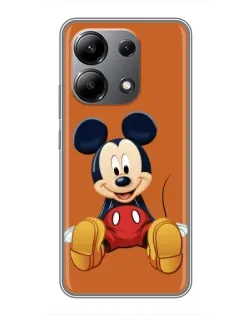 Чехол для Xiaomi Redmi Note 13 (4G) с картинкой «Микки отдыхает»