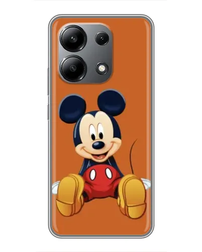 Чехол для Xiaomi Redmi Note 13 (4G) с картинкой «Микки отдыхает»